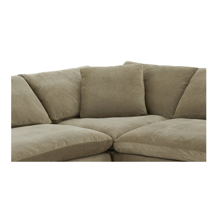 American Home Furniture | Moe's Home Collection - Terra Classic L Modular Sectional Performance Fabric Desert Sage