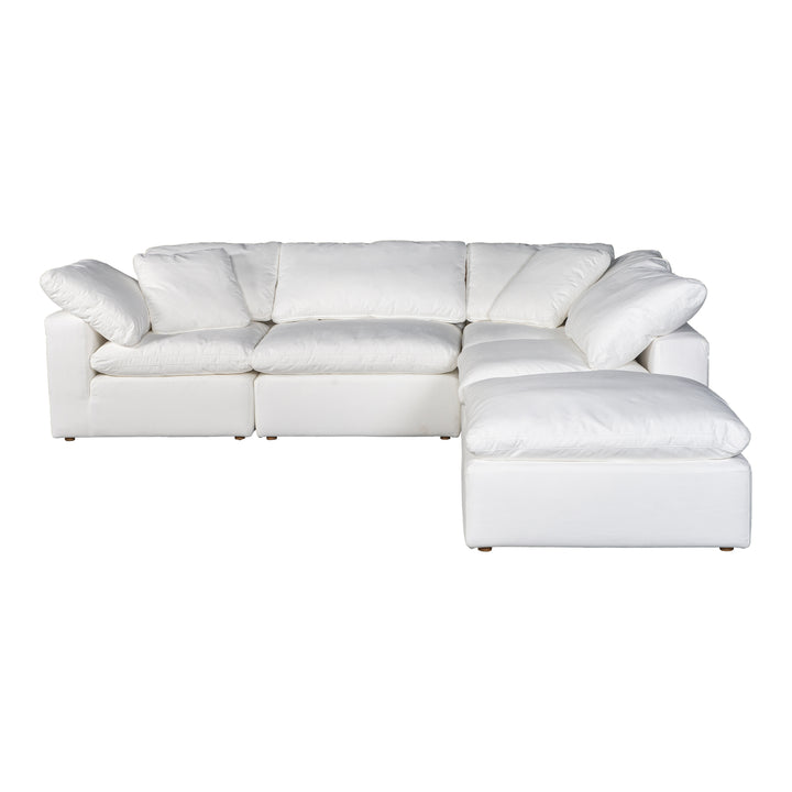 American Home Furniture | Moe's Home Collection - Terra Condo Dream Modular Sectional Performance Fabric White