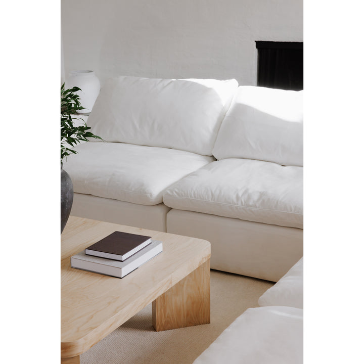 American Home Furniture | Moe's Home Collection - Terra Condo Dream Modular Sectional Performance Fabric White