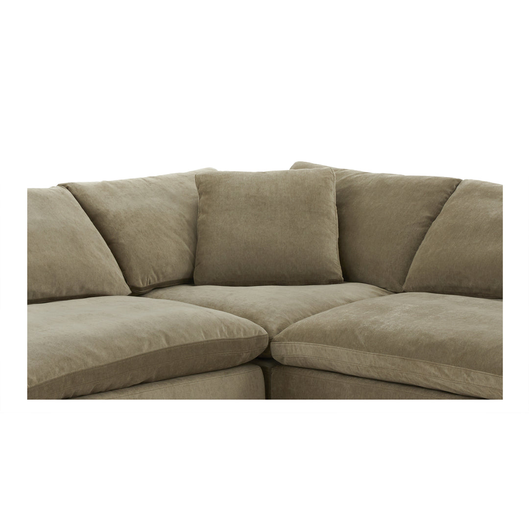 American Home Furniture | Moe's Home Collection - Terra Dream Modular Sectional Performance Fabric Desert Sage