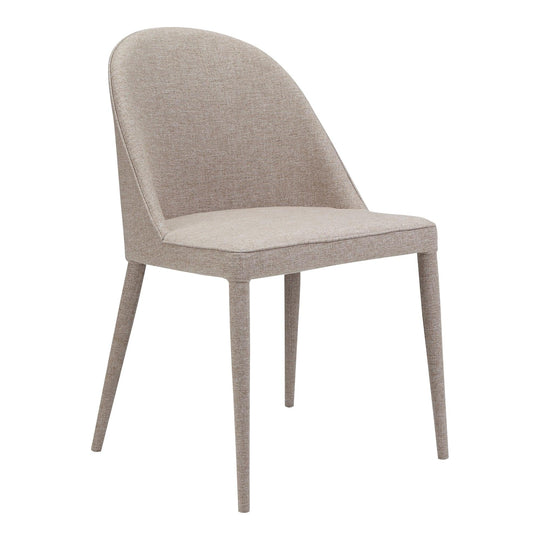 Moe's Home Collection - Burton Fabric Dining Chair Light Grey - Set of 2 - YM-1001-26 | American Home Furniture