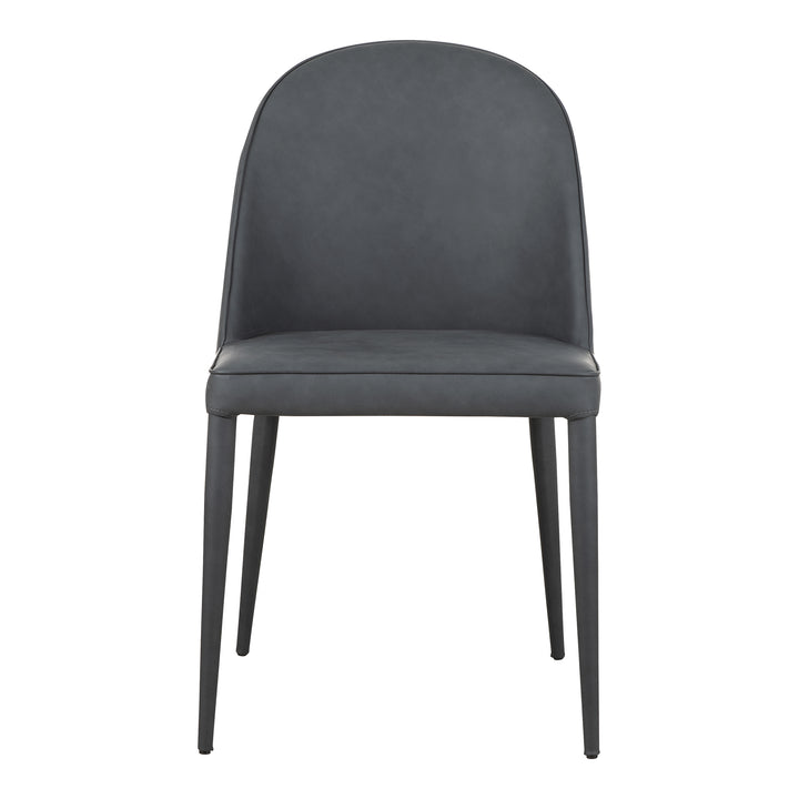 American Home Furniture | Moe's Home Collection - Burton Dining Chair Black Fade Vegan Leather-Set Of Two