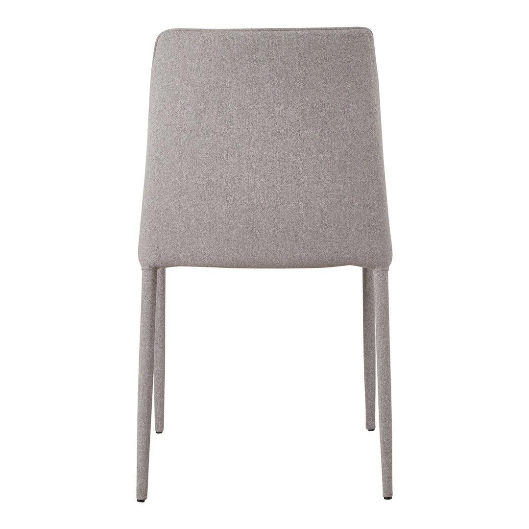 American Home Furniture | Moe's Home Collection - Nora Fabric Dining Chair Light Grey-Set Of Two