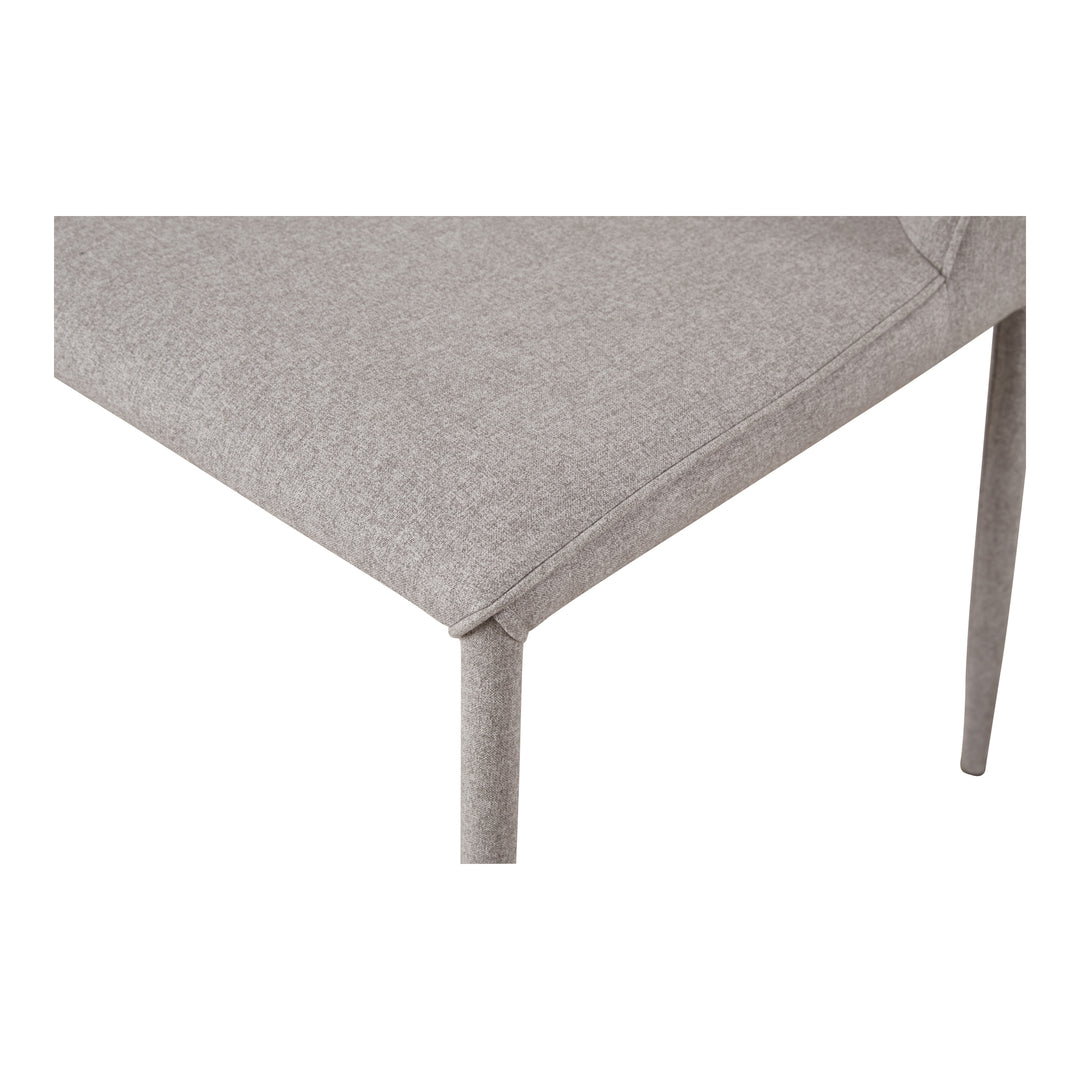 American Home Furniture | Moe's Home Collection - Nora Fabric Dining Chair Light Grey-Set Of Two