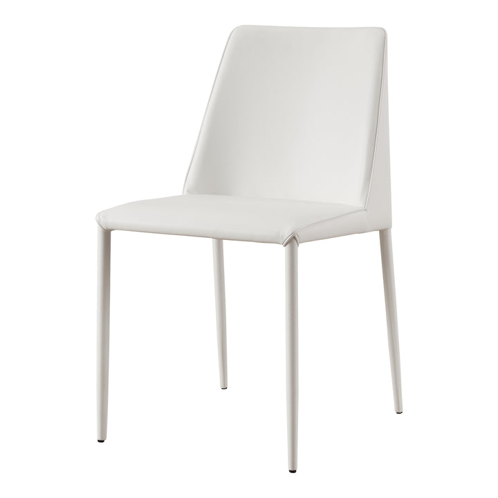 American Home Furniture | Moe's Home Collection - Nora Dining Chair White Vegan Leather-Set Of Two