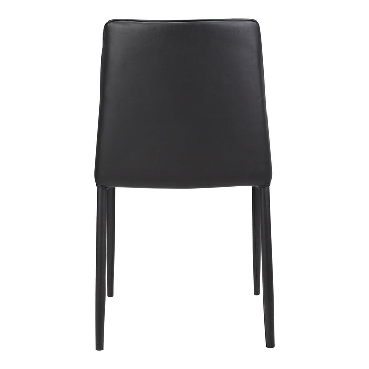 American Home Furniture | Moe's Home Collection - Nora Dining Chair Black Vegan Leather-Set Of Two