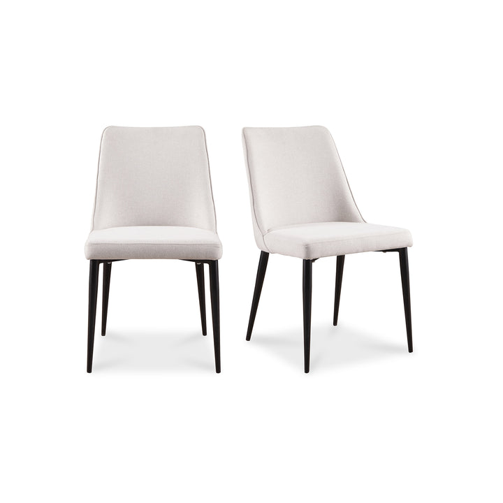 American Home Furniture | Moe's Home Collection - Lula Dining Chair Oatmeal-Set Of Two