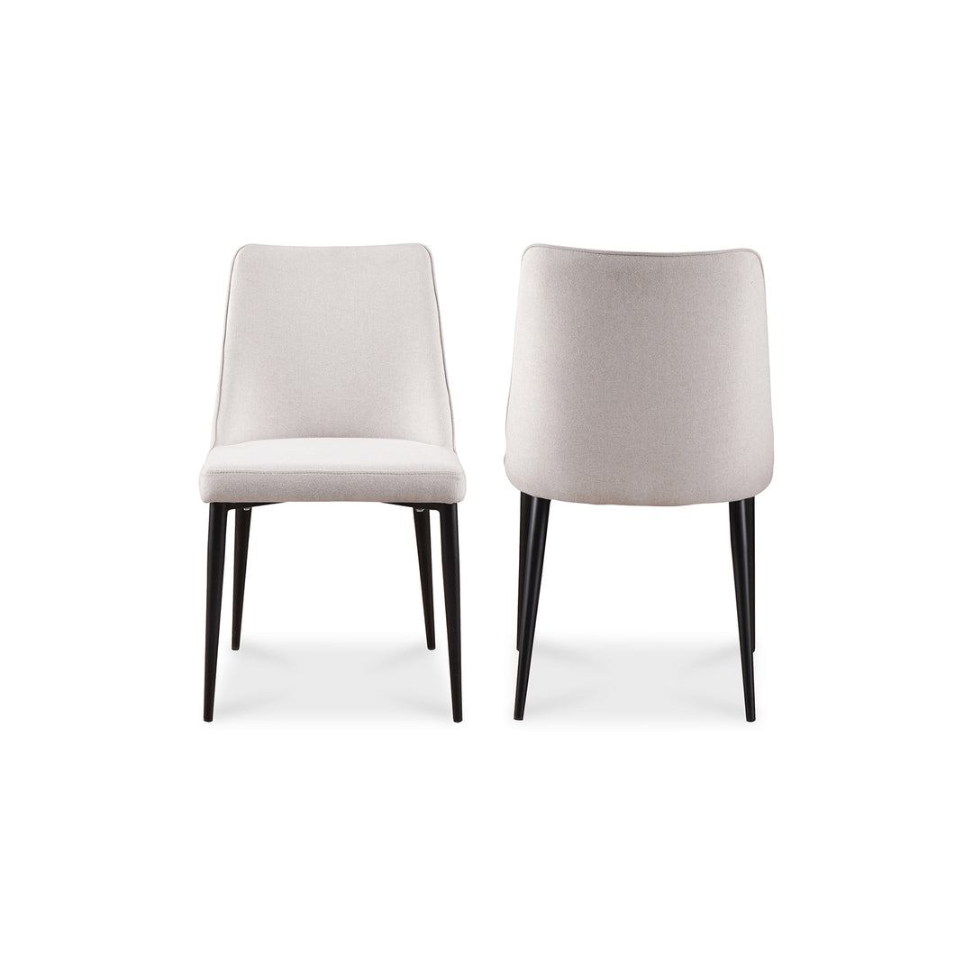 American Home Furniture | Moe's Home Collection - Lula Dining Chair Oatmeal-Set Of Two