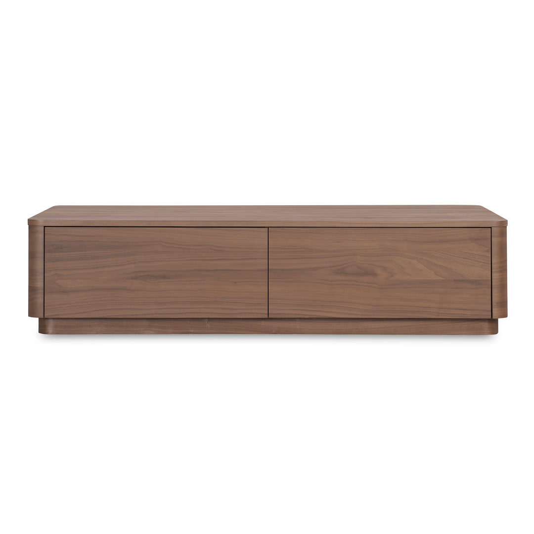 American Home Furniture | Moe's Home Collection - Round Off Coffee Table Walnut