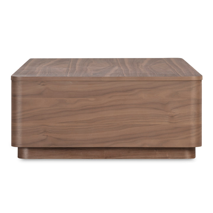American Home Furniture | Moe's Home Collection - Round Off Coffee Table Walnut