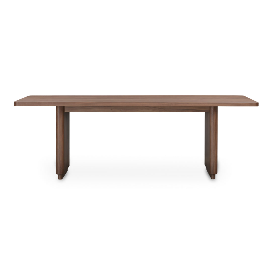 American Home Furniture | Moe's Home Collection - Round Off Dining Table Small Walnut