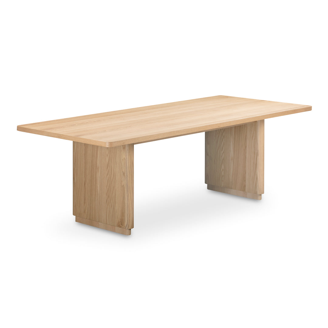 American Home Furniture | Moe's Home Collection - Round Off Dining Table Small Oak