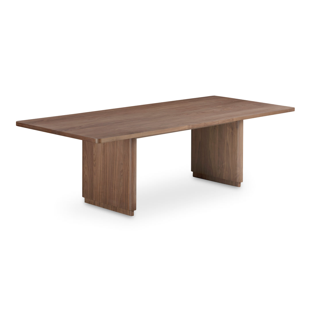 American Home Furniture | Moe's Home Collection - Round Off Dining Table Large Walnut