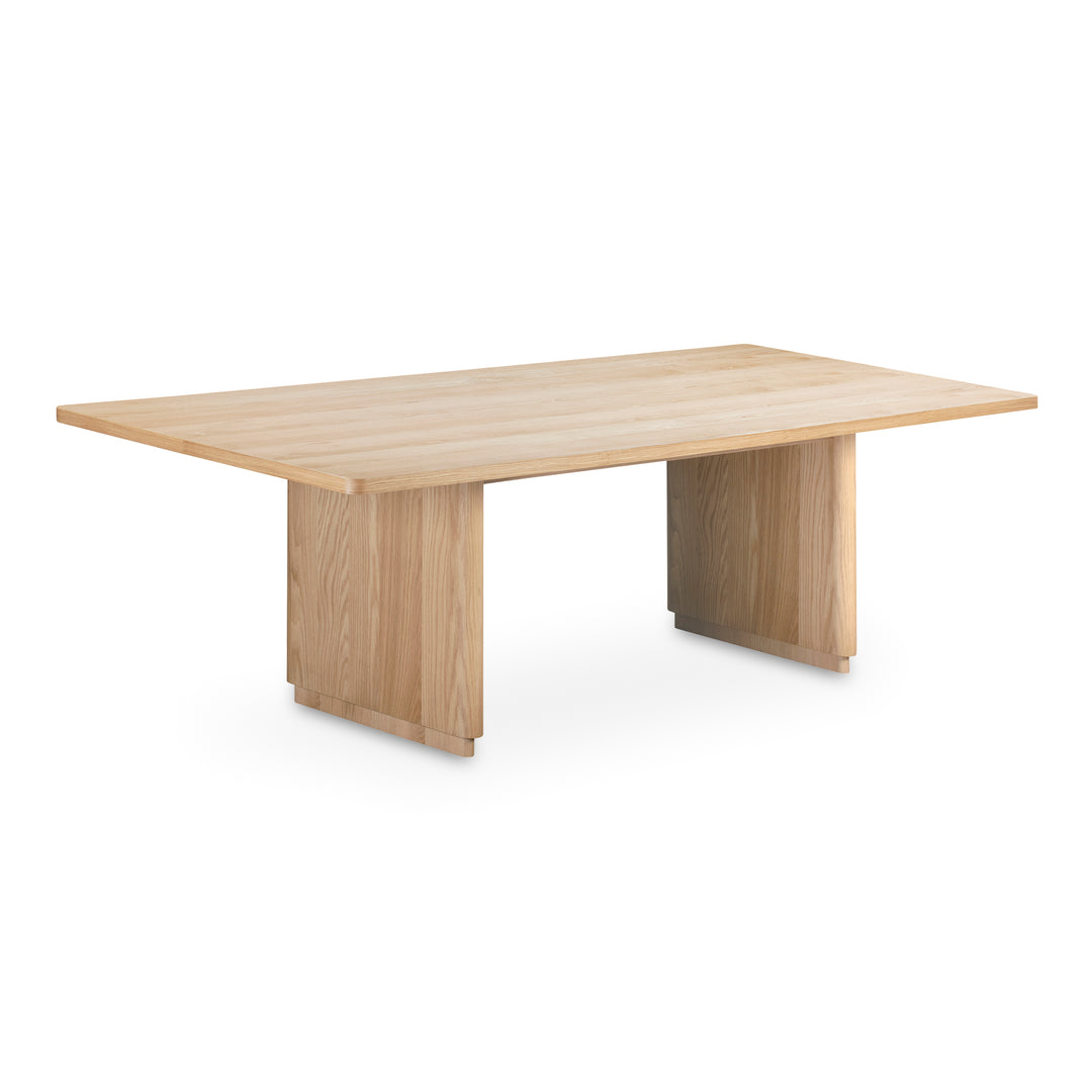 American Home Furniture | Moe's Home Collection - Round Off Dining Table Large Oak