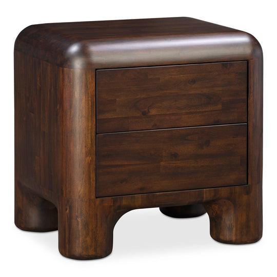 Moe's Home Collection - Rowan Nightstand Dark Brown - YR-1016-20 | American Home Furniture