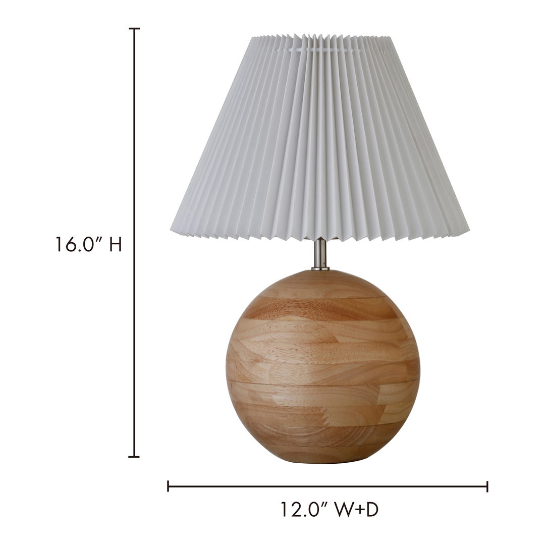 American Home Furniture | Moe's Home Collection - Tuve Table Lamp Natural