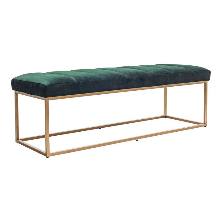 American Home Furniture | Moe's Home Collection - Katie Bench Dark Green