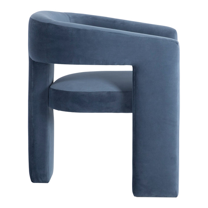 American Home Furniture | Moe's Home Collection - Elo Chair Dusted Blue
