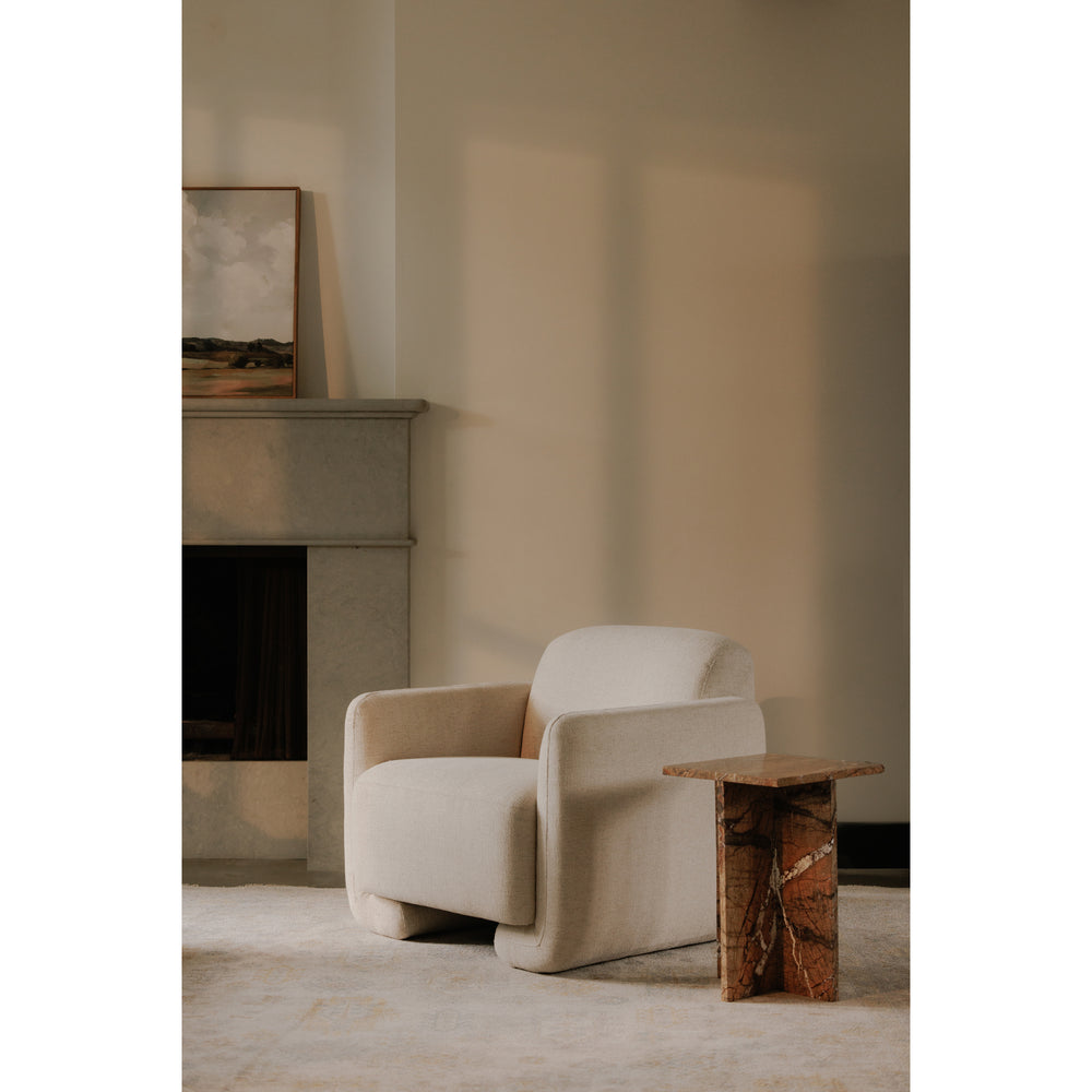 American Home Furniture | Moe's Home Collection - Fallon Accent Chair Flecked Ivory