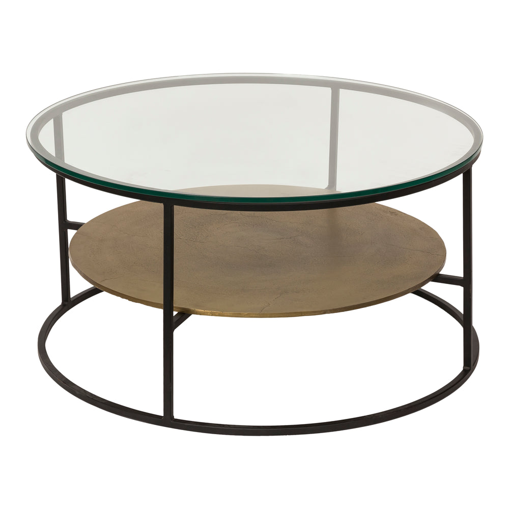 American Home Furniture | Moe's Home Collection - Callie Coffee Table Antique Brass