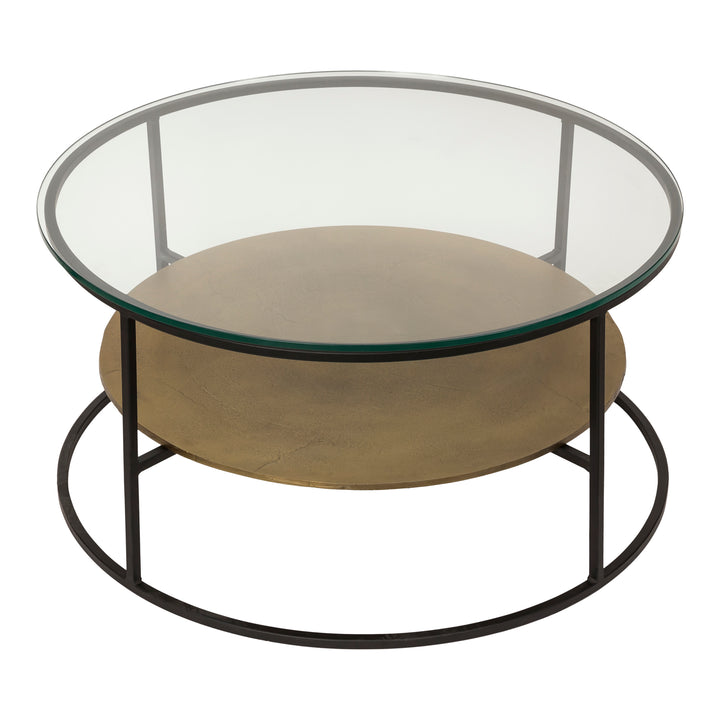 American Home Furniture | Moe's Home Collection - Callie Coffee Table Antique Brass