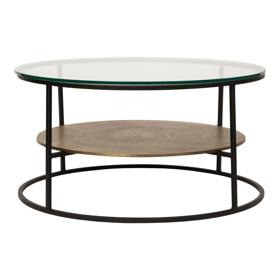 American Home Furniture | Moe's Home Collection - Callie Coffee Table Antique Brass