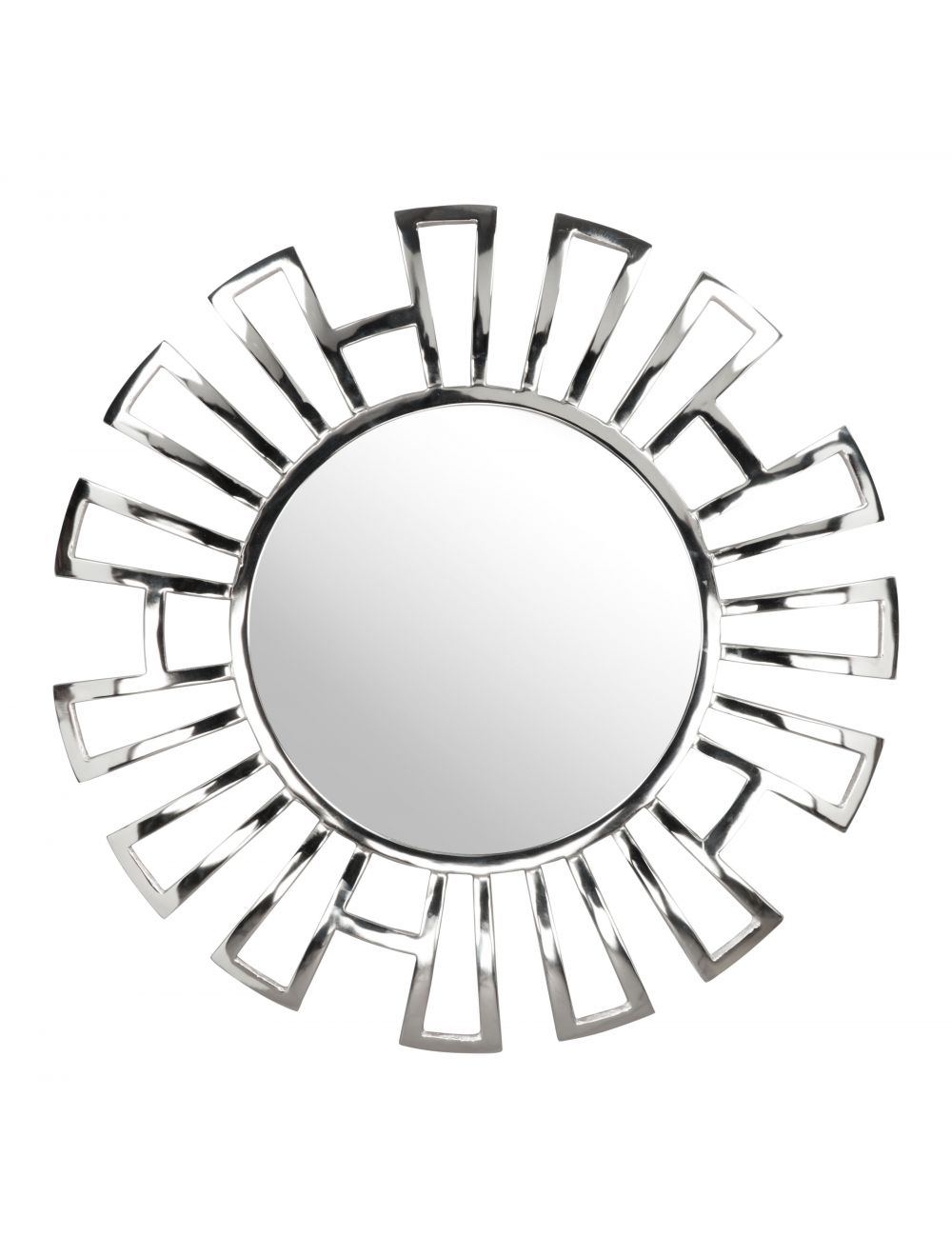 Calmar Round Mirror Aluminum