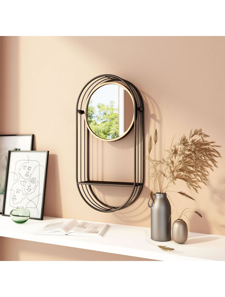Saroni Mirror Shelf Gray
