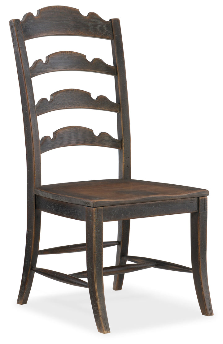 American Home Furniture | Hooker Furniture - Hill Country Twin Sisters Ladderback Side Chair - Set of 2