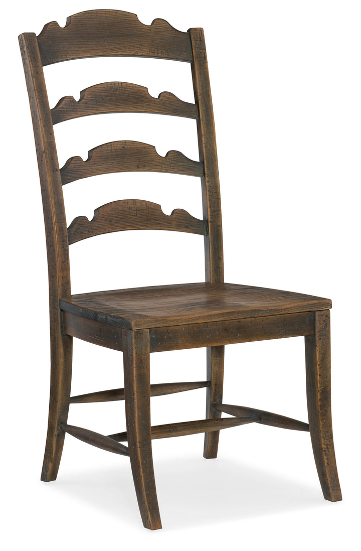 American Home Furniture | Hooker Furniture - Hill Country Twin Sisters Ladderback Side Chair - Set of 2