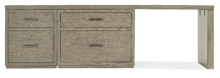American Home Furniture | Hooker Furniture - Linville Falls 96" Desk with File and Lateral File