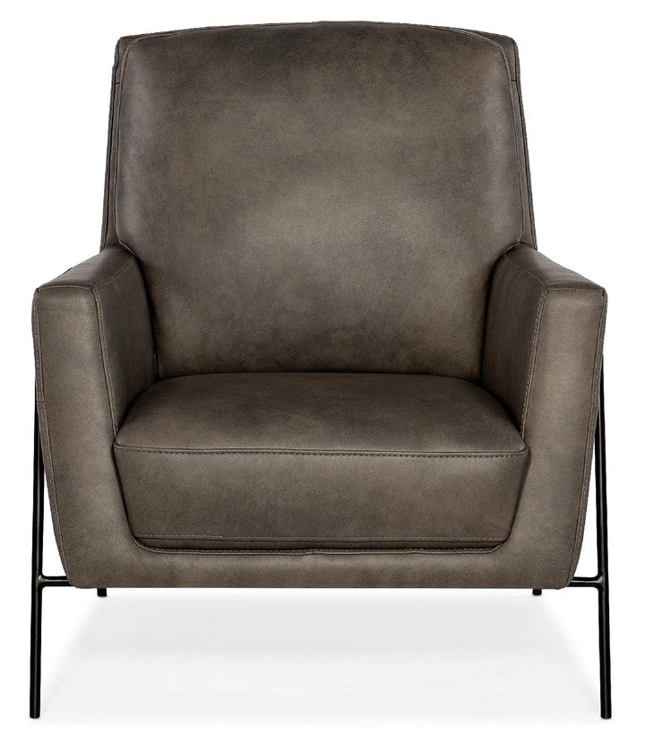 American Home Furniture | Hooker Furniture - Amette Metal Frame Club Chair