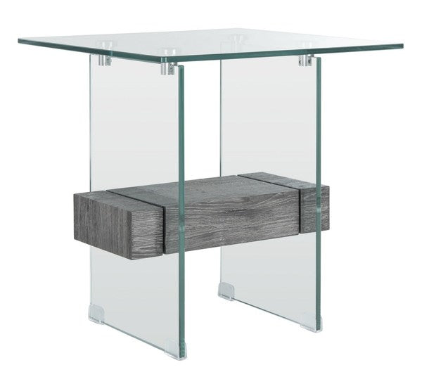 Glass / Black Oak