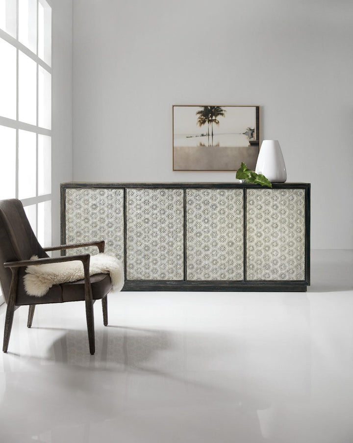 American Home Furniture | Hooker Furniture - Melange Greystone Four-Door Credenza