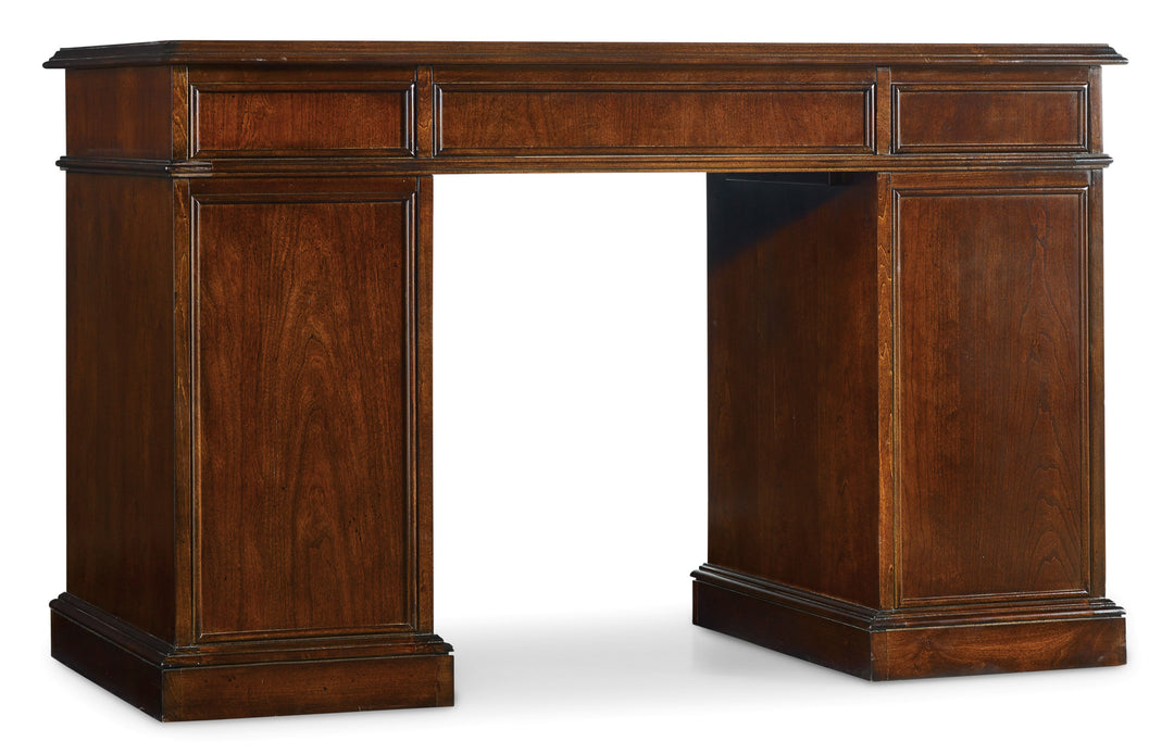 American Home Furniture | Hooker Furniture - Cherry Knee-Hole Desk-Bow Front
