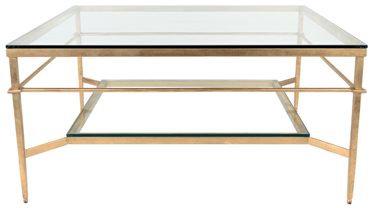 Safavieh Couture Mieka Glass Cocktail Table COFFEE TABLES