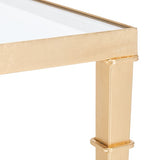 MENDEZ GOLD LEAF ACCENT TABLE - AmericanHomeFurniture