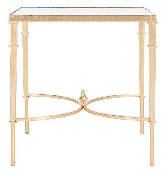 Safavieh Couture Mendez Gold Leaf Accent Table ACCENT TABLES