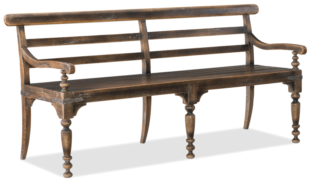 American Home Furniture | Hooker Furniture - Hill Country Helotes Dining Bench