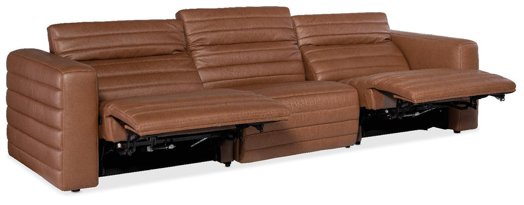 American Home Furniture | Hooker Furniture - Chatelain 3-Piece Power Sofa with Power Headrest