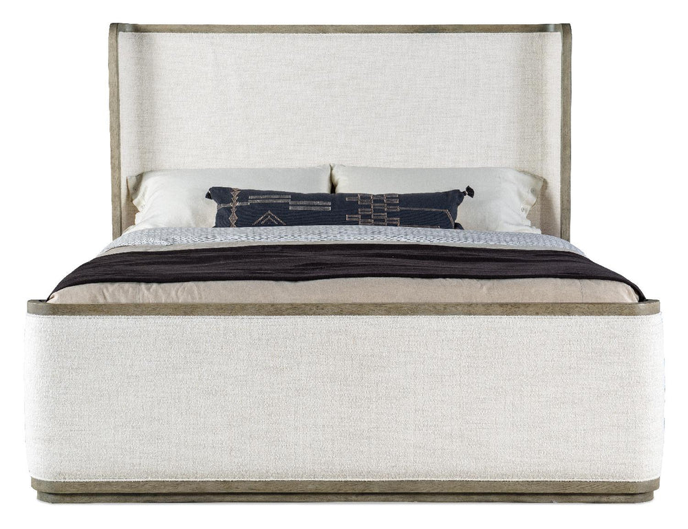 American Home Furniture | Hooker Furniture - Linville Falls Boones Upholstered Shelter Bed