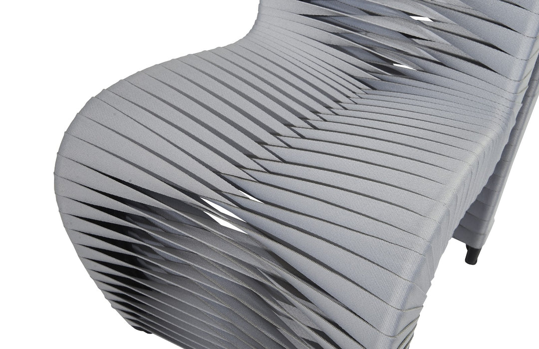 Seat Belt Dining Chair, Gray/Gray - AmericanHomeFurniture