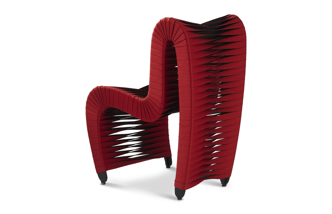 Seat Belt Dining Chair, Red/Black - AmericanHomeFurniture