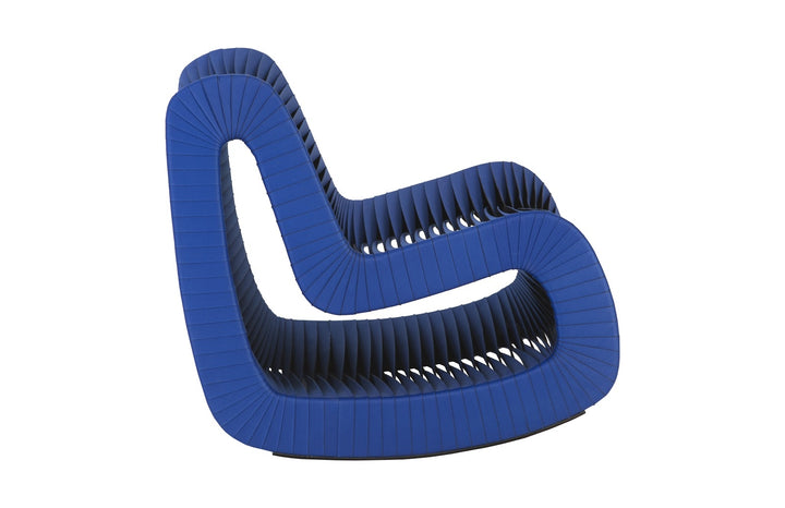 Seat Belt Rocking Chair, Blue/Black - AmericanHomeFurniture