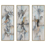 62x22 S/3 Abstract Canvas, Multi