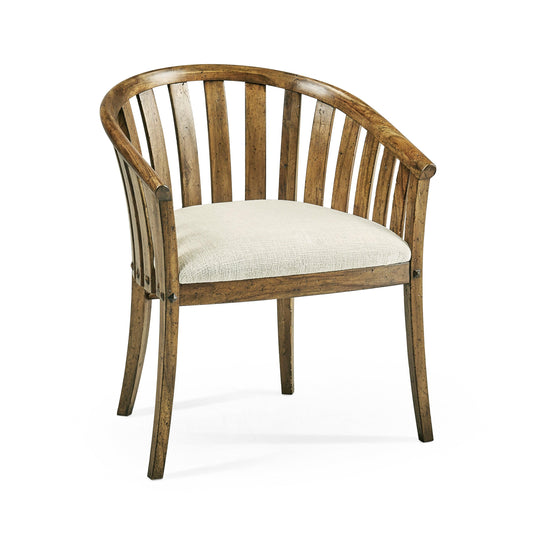 Jonathan Charles Casual Tub Upholstered Arm Chair - Set Of 2 DINING CHAIRS
