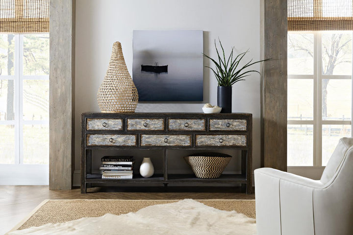 American Home Furniture | Hooker Furniture - Beaumont Console 7 Drawers