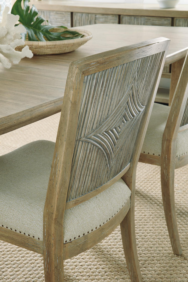 American Home Furniture | Hooker Furniture - Surfrider Carved Back Side Chair - Set of 2