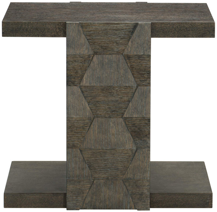 LINEA SIDE TABLE BROWN RECTANGLE