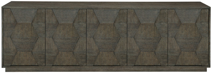 LINEA ENTERTAINMENT CREDENZA BROWN